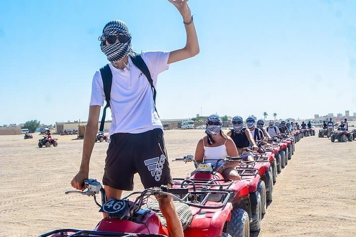Hurghada Desert Super Safari: Quad, Jeep & Bedouin Dinner Experience