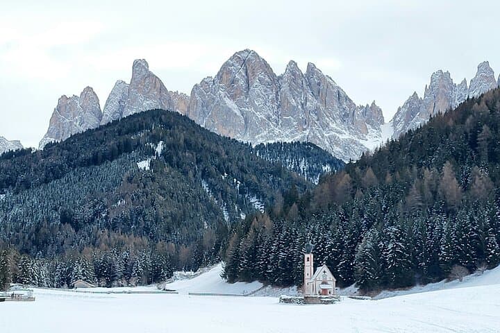 Dolomites Winter Tour: Seceda Views & St. Magdalena Christmas Market
