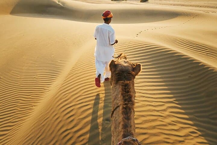 Jaisalmer Thar Desert 2-Day Camp & Cultural Night — Luxury Tents and Camel Sunset photo 2