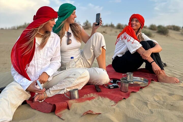 Jaisalmer Thar Desert 2-Day Camp & Cultural Night — Luxury Tents and Camel Sunset photo 3