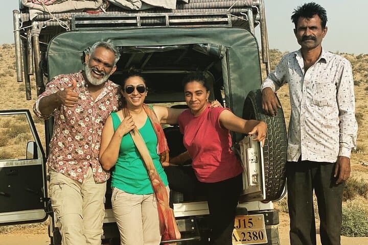Jaisalmer 4x4 Jeep Desert Safari: Sunset Dunes, Abandoned Villages & Night Camp photo 3