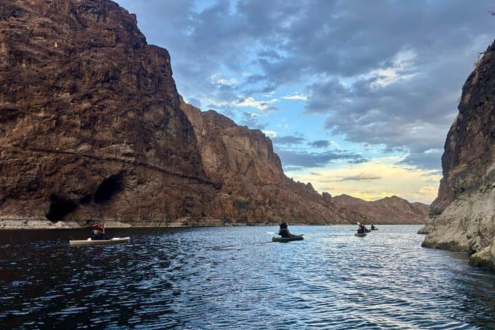 Sunset Kayak Through Black Canyon: Emerald, Echo & Lover's Caves on the Colorado River photo 3