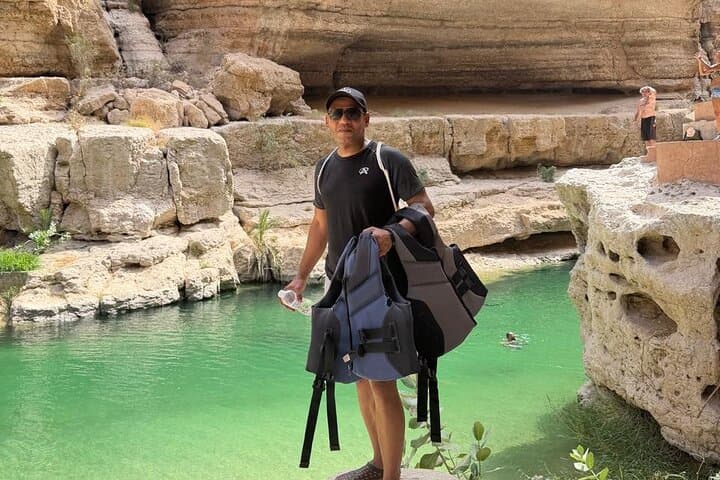 Wadi Shab, Bimmah Sinkhole and Fins Beach: Private Day Trip from Muscat photo 2