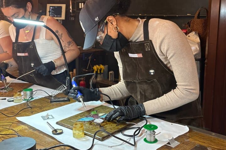 Create Your Own Stained Glass Panel: 4-Hour Workshop in Brooklyn