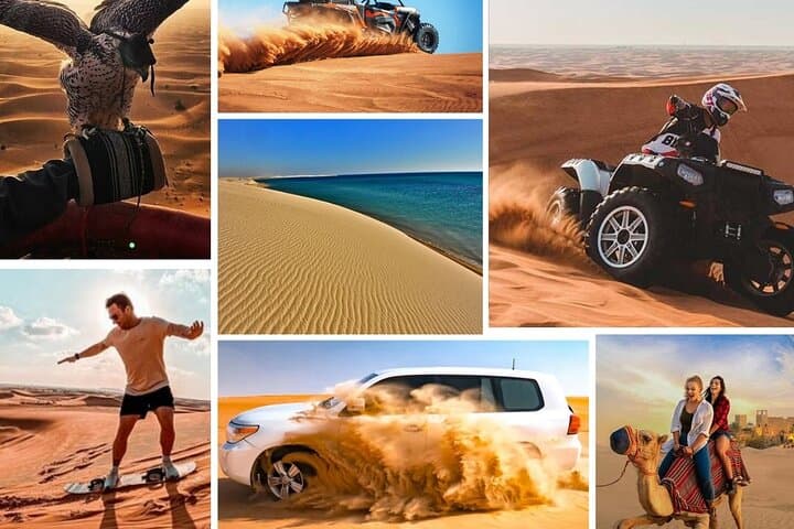 Doha Desert Dune Bashing & ATV Adventure — Quad Bikes, Camels & Sandboarding