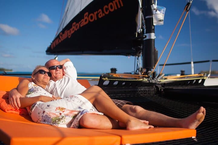 Bora Bora Private Sunset Catamaran — 40-ft Catamaran Evening Cruise photo 3