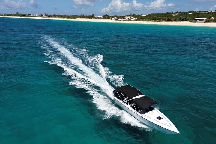 Private Speed Boat Charter in St Maarten: Snorkel Creole Rock & Nature Reserve photo 2