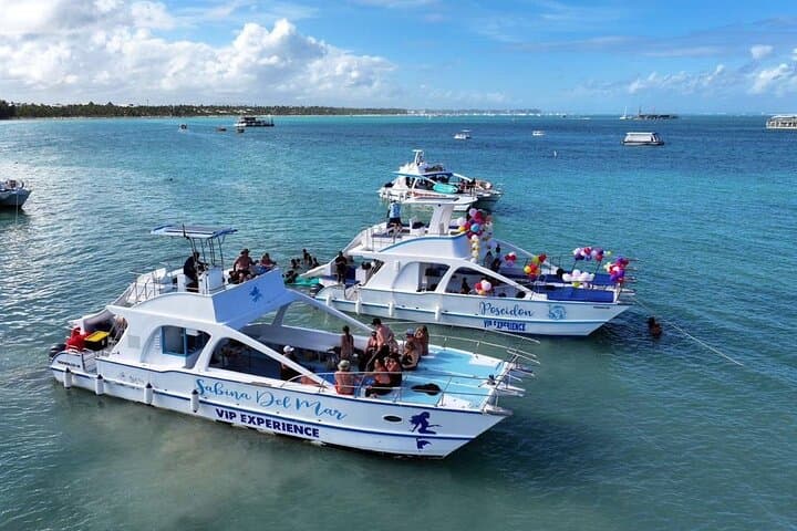 Punta Cana Catamaran Party Cruise with Snorkel, Open Bar & Natural Pool photo 2
