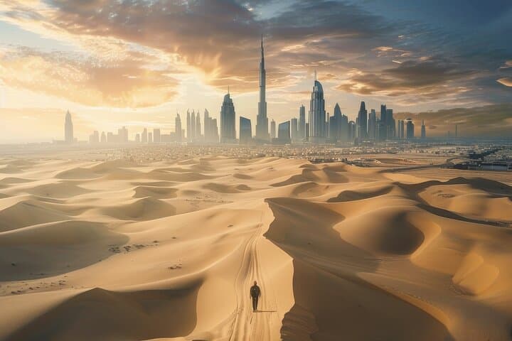 Dubai Duo: 2-Day City & Desert Adventure with Dhow Cruise