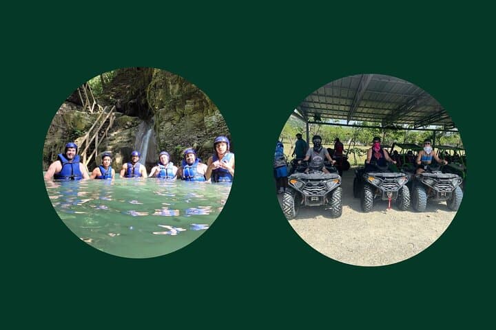 ATV & Damajagua Waterfalls Combo Tour from Puerto Plata: Mud, Slides & Beach
