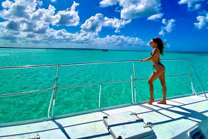 Saona Island VIP Catamaran: Private Beach & Natural Pool Day Trip from Punta Cana photo 4