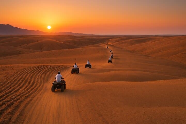 Agafay Desert ATV and Berber Dinner: Sunset Quads & Traditional Show Near Marrakech photo 3