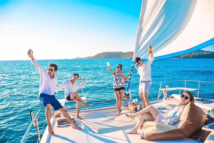 Phuket Catamaran Sunset Cruise to Promthep Cape with Dinner