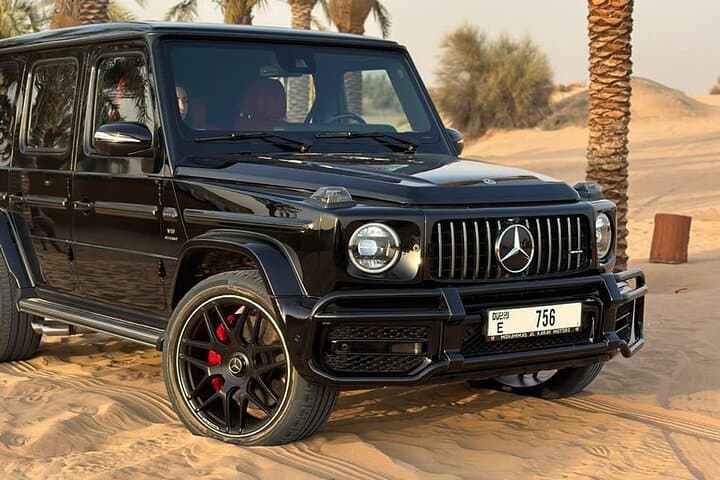 VIP G‑Class Desert Safari in Dubai — Luxury Dune Bashing, Camel Rides & BBQ