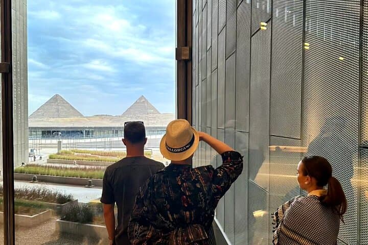 Grand Egyptian Museum & Giza Pyramids Guided Day Tour with Egyptologist