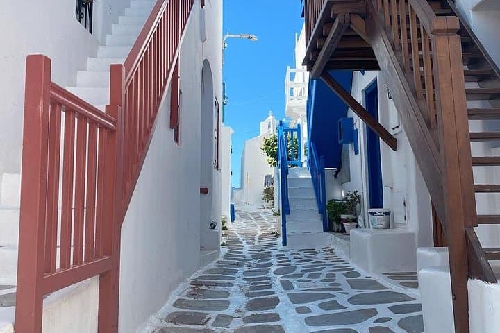 Mykonos in a Day: Small-Group Coastal Cruise and Chora Walking Tour photo 2