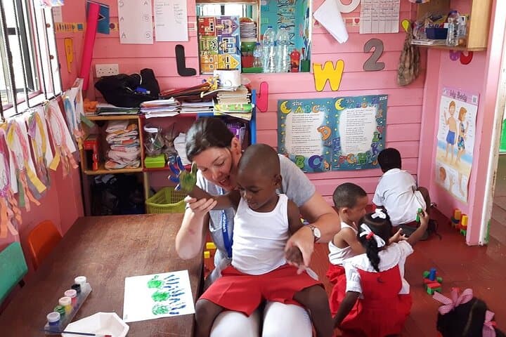 Volunteer in St Lucia Schools: 2-Hour Community Teaching & Donation Program
