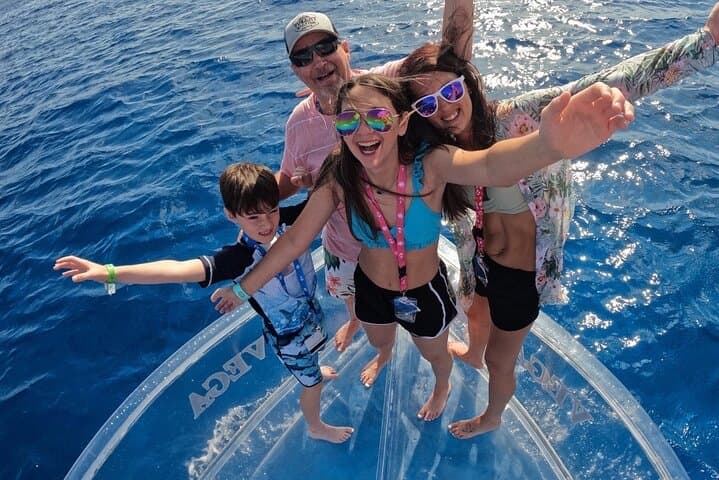 Transparent Boat in Cozumel: Snorkel Punta Norte & Colorful Reef Views photo 3