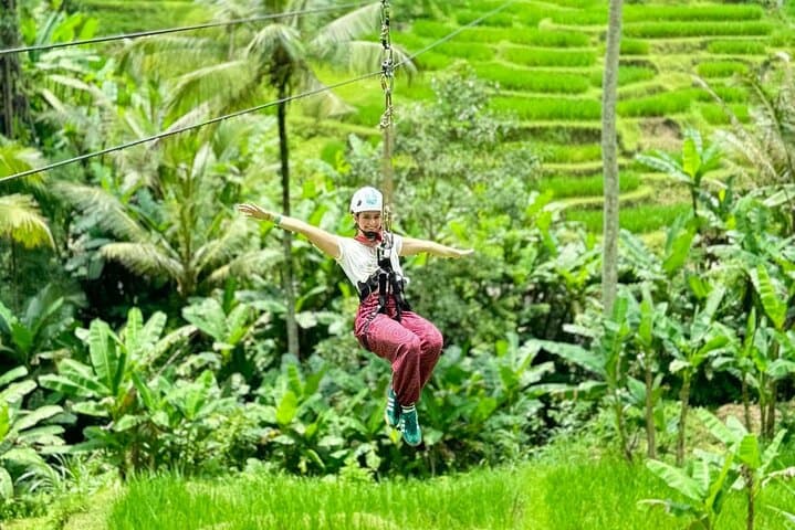 Ubud Private Tour: ATV Adventures, Monkey Forest, Rice Terrace Swings & Waterfalls photo 6