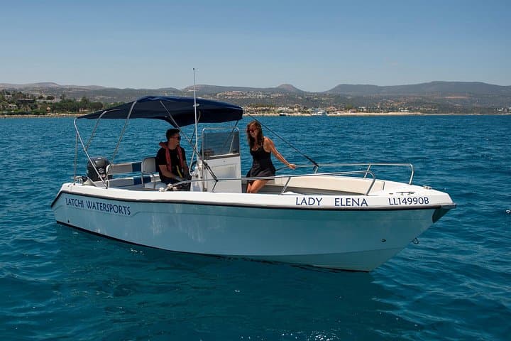 Tornado Self-Drive Boat to Blue Lagoon & Akamas Caves — Latchi Day Trip