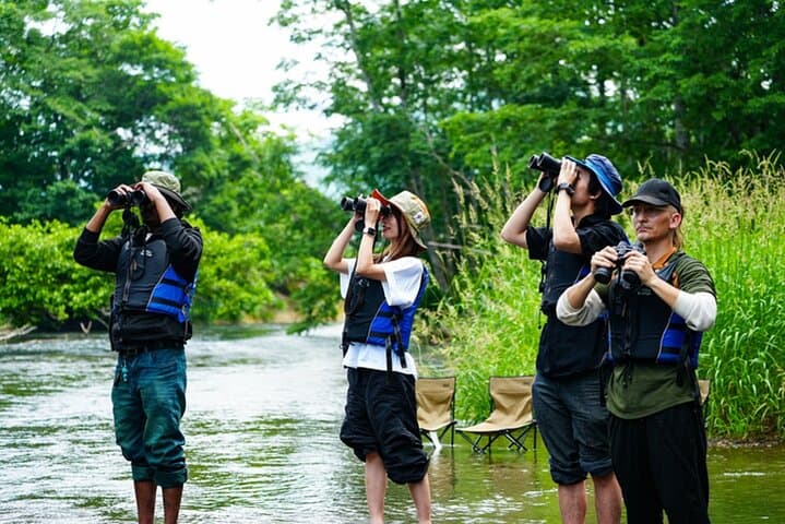 Canoe Birdwatching at the Kushiro River Source — Guided Ornithology Tour in Akan-Mashu