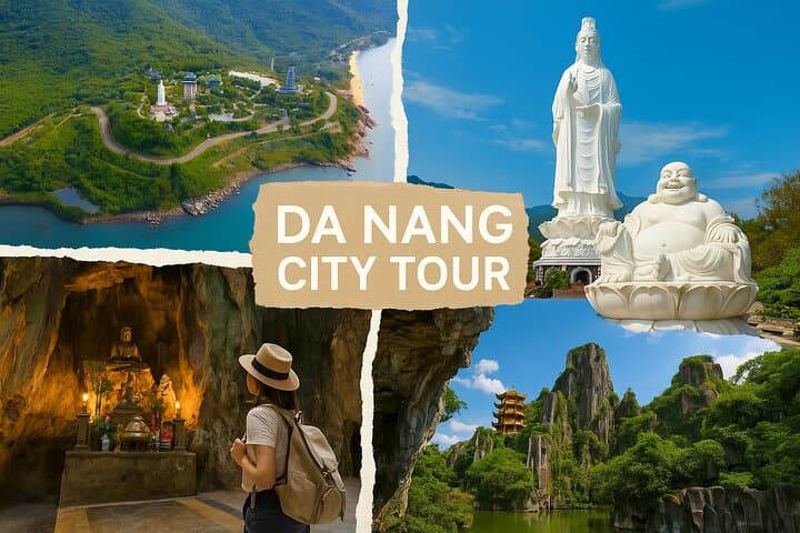 Da Nang Half-Day: Marble Mountains & Monkey Mountain (Son Tra) Tour