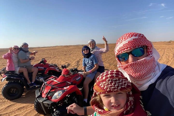 Lahbab Red Dunes Desert Safari: Quad Biking, Dune Bashing & Bedouin BBQ