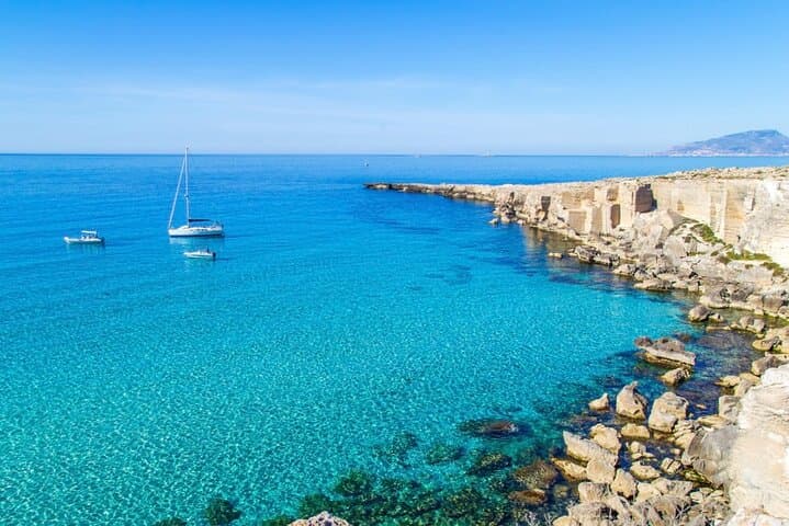 Eco-Friendly Hybrid Boat Tour to Favignana & Levanzo — Egadi Islands Day Cruise photo 3