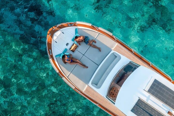 Eco-Friendly Hybrid Boat Tour to Favignana & Levanzo — Egadi Islands Day Cruise