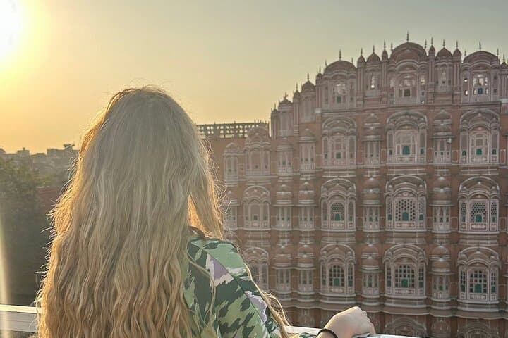 Jaipur Night Jeep Tour: Nahargarh Sunset & Illuminated Pink City Drive photo 2