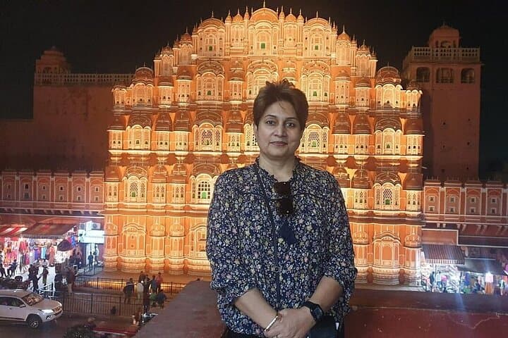 Jaipur Night Jeep Tour: Nahargarh Sunset & Illuminated Pink City Drive photo 4