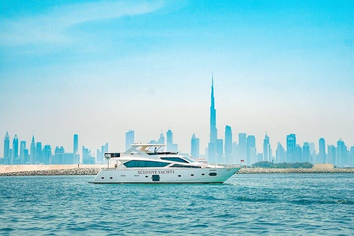 Dubai Water Canal Luxury Yacht Cruise With Tropical Drinks and Skyline Views