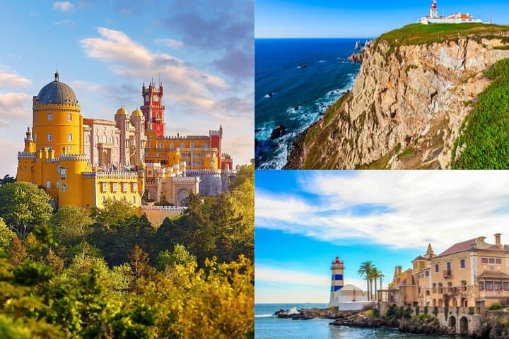 Sintra to Cabo da Roca Private Day Tour: Pena Palace, Cascais & Estoril
