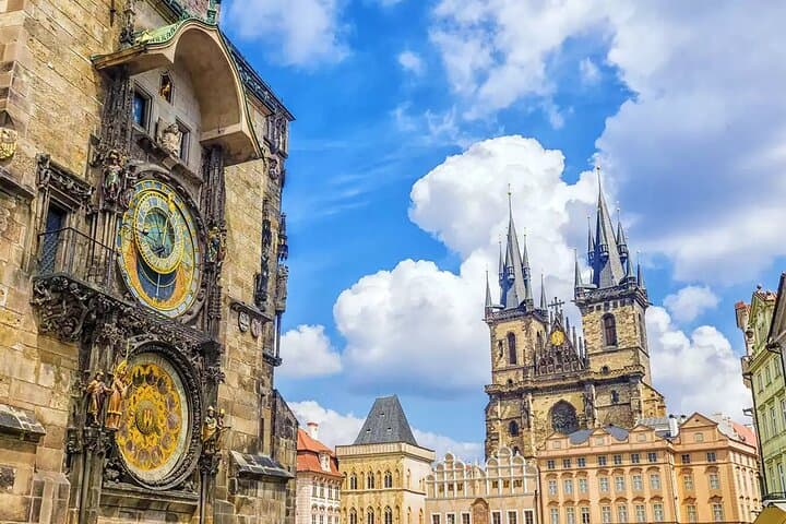 Prague City Walking Tour with Private Car Transfers — Guided Highlights