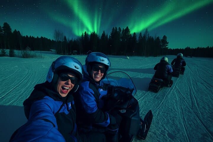 Rovaniemi Snowmobile Aurora Safari: Night Ride on 2025 Machines