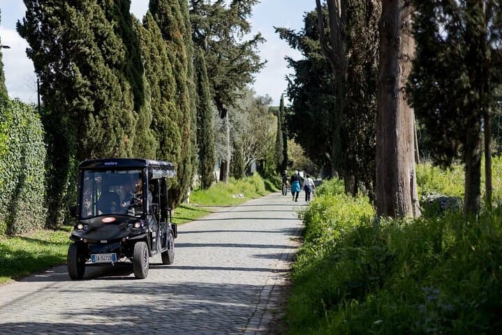 Comfortable Golf Cart Tour Along Rome’s Appian Way and Catacombs photo 2