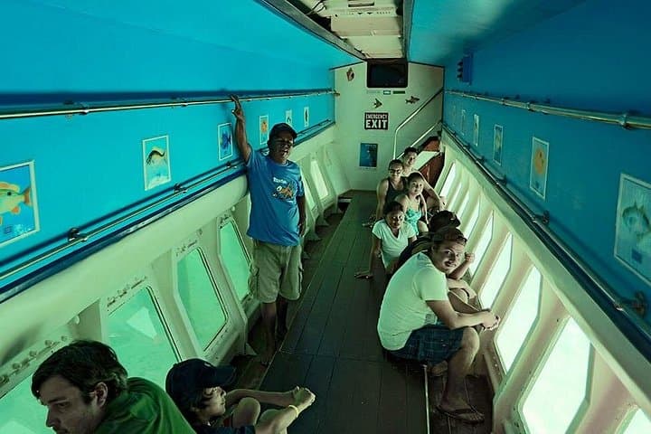 Roatán Glass‑Bottom Boat Tour over the Mesoamerican Barrier Reef