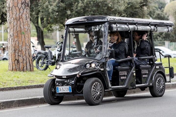 Comfortable Golf Cart Tour Along Rome’s Appian Way and Catacombs