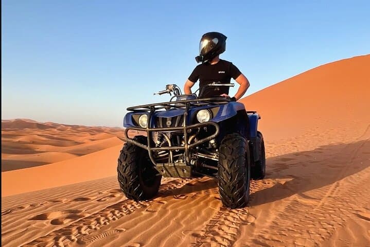One-Hour Merzouga Quad Bike Ride Across Erg Chebbi Dunes photo 3