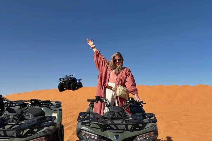 One-Hour Merzouga Quad Bike Ride Across Erg Chebbi Dunes photo 4