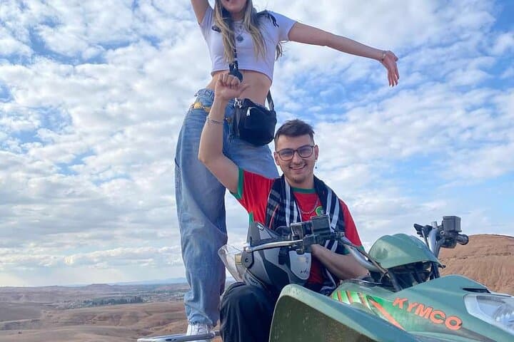 Agafay Desert Quad Adventure with Sunset Camel Ride and Dinner Show photo 6