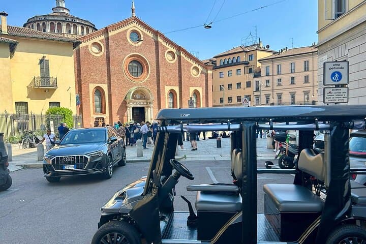 Milan Private Golf-Cart Tour — Sforza Castle, Duomo & Brera by Electric Cart
