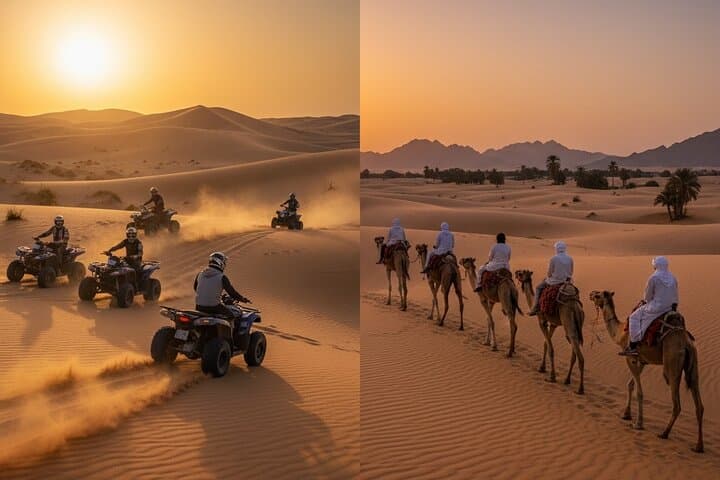 Sinai Desert Quad Biking & Bedouin Camel Ride from Sharm el-Sheikh