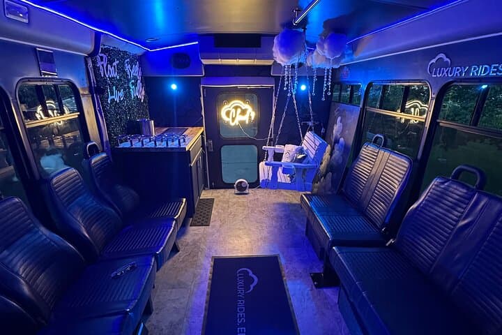 Cloud 9 Party Bus Rental in Lexington: BYOB 12-Passenger Private Ride