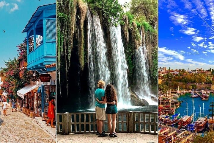 Antalya Day Tour: Düden Waterfalls, Cable Car & One-Hour Boat Trip