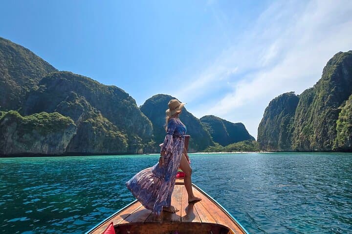 Private Koh Phi Phi Longtail Boat Tour: Maya Bay, Viking Cave & Snorkel Stops