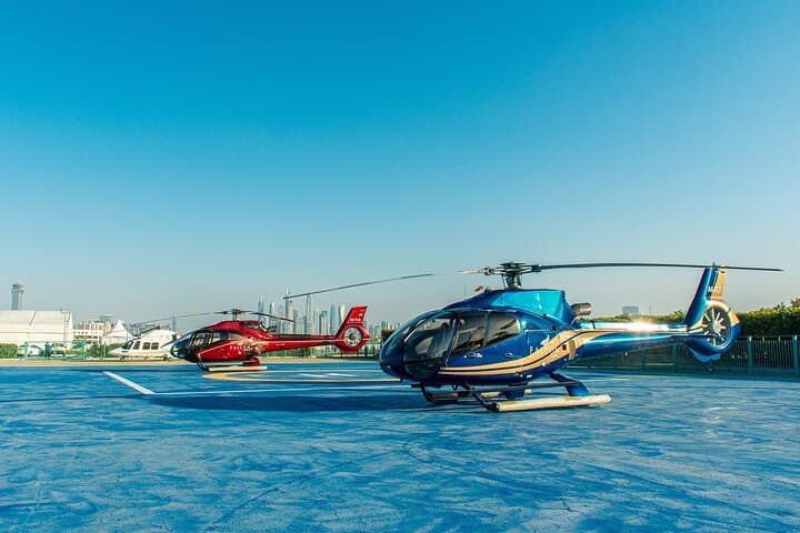 Dubai Helicopter Tour: Aerial Views of Burj Khalifa, Palm Jumeirah & Coastline