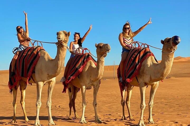 Dubai Desert Safari: Dune Bashing, Camel Rides & Sunset BBQ Camp Experience photo 2