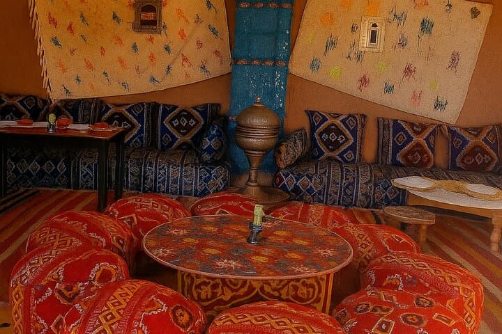 Sunset Camel Ride & Desert Dinner in Agafay: Berber Camp, Fire Show & Transfer from Marrakech photo 6