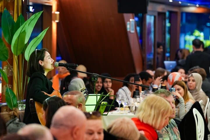 Luxury Bosphorus Dinner Cruise: Nighttime Yacht Dinner & Live Show in Istanbul photo 5